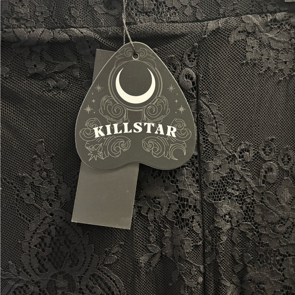 Killstar Black Lace Maxi Skirt - Picture 4 of 5